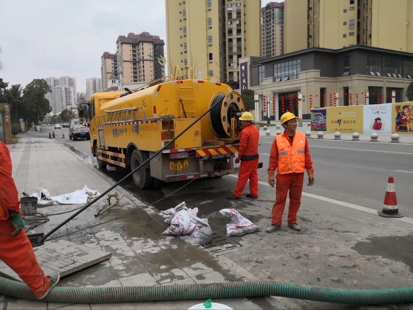 郏县排污管道清淤-管道清洗